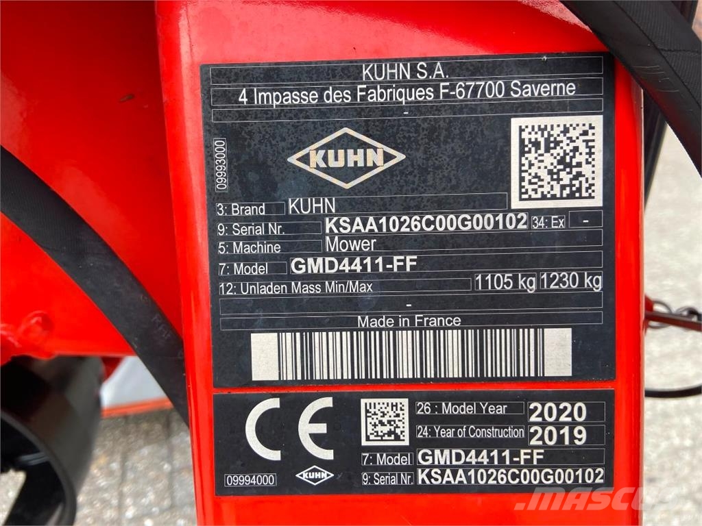 Kuhn GMD 4411 Niittomurskaimet