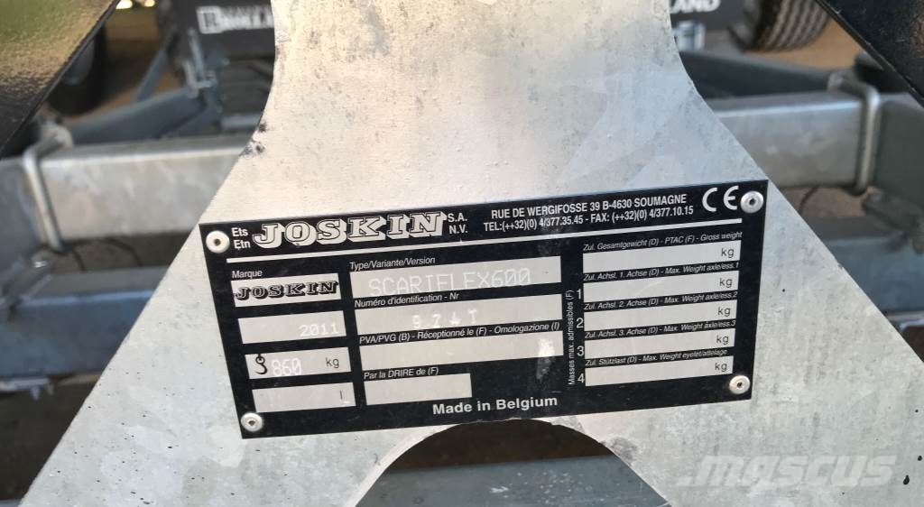 Joskin SCARIFLEX EB 600 R 5S Eggen