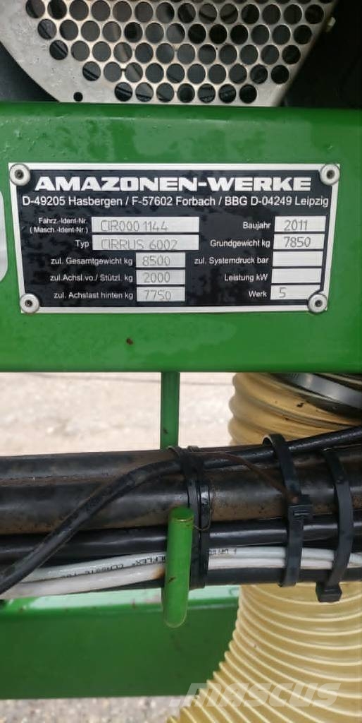 Amazone Cirrus 6002 مثاقيب