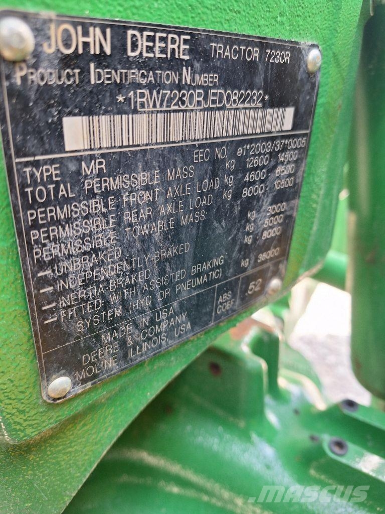 John Deere 7230 R Tractoren