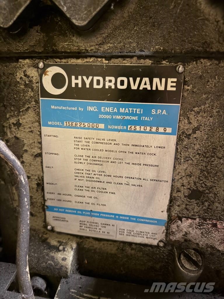Bacho Hydrovane kompressor 7,33 m3 vid 8 bar Kompressorer