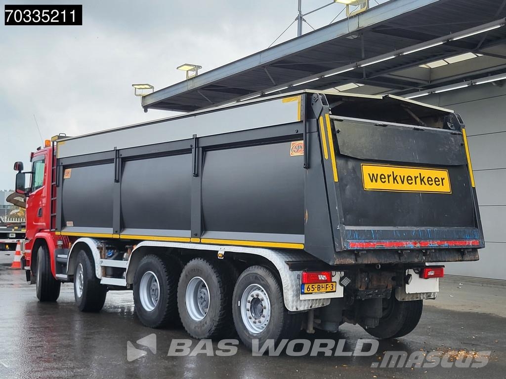 Scania G450 10X4 NL-Truck APK 25m3 AJK tipper Lift+steeri Camion benne