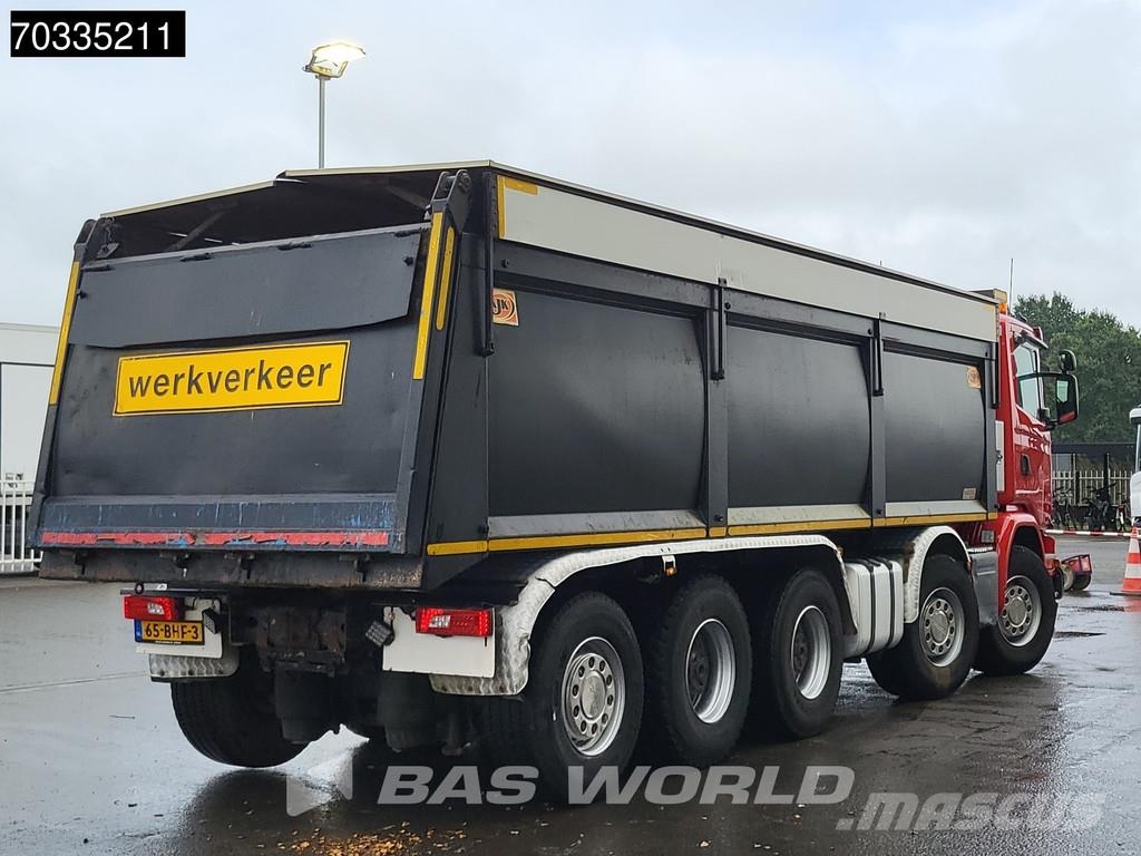 Scania G450 10X4 NL-Truck APK 25m3 AJK tipper Lift+steeri Camion benne