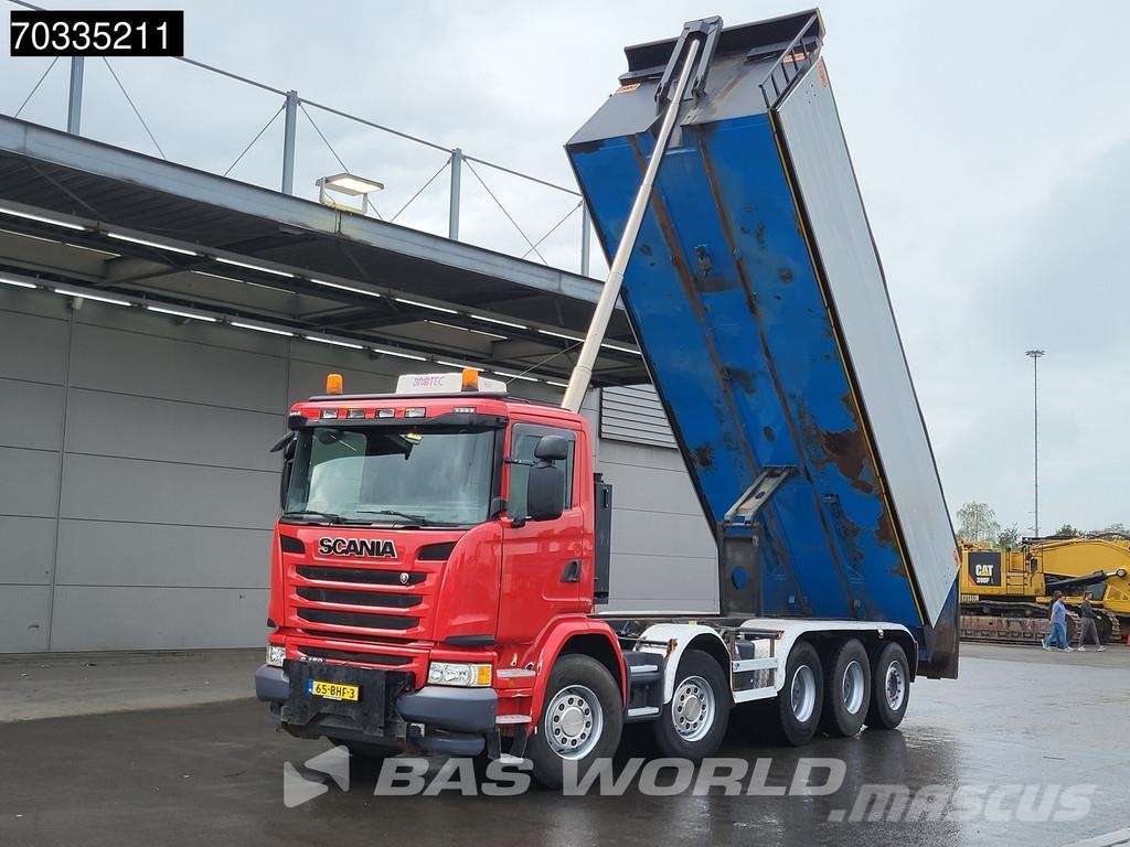 Scania G450 10X4 NL-Truck APK 25m3 AJK tipper Lift+steeri Camion benne
