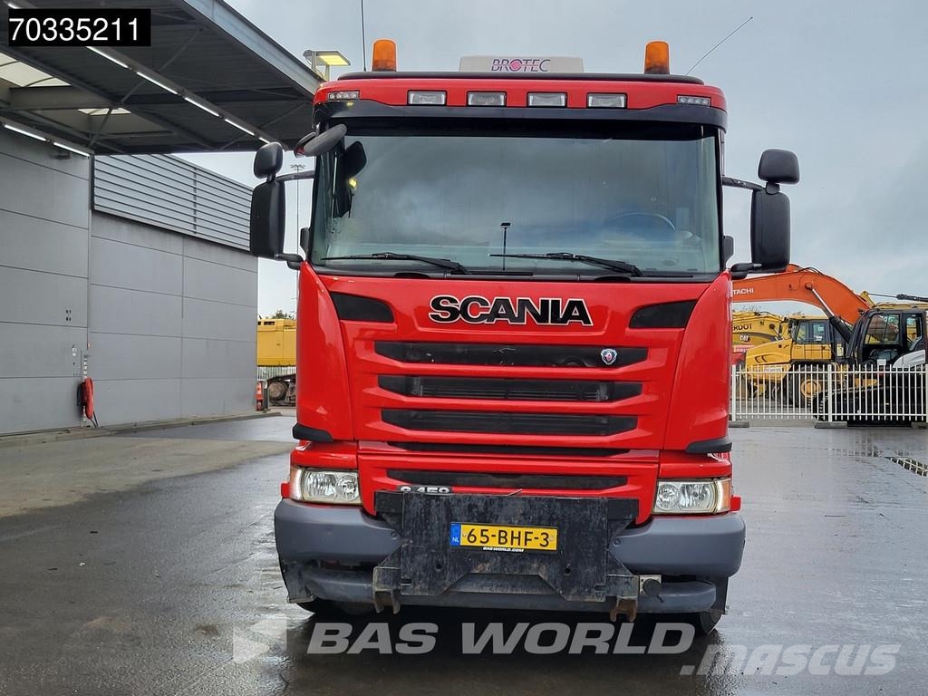 Scania G450 10X4 NL-Truck APK 25m3 AJK tipper Lift+steeri Camion benne
