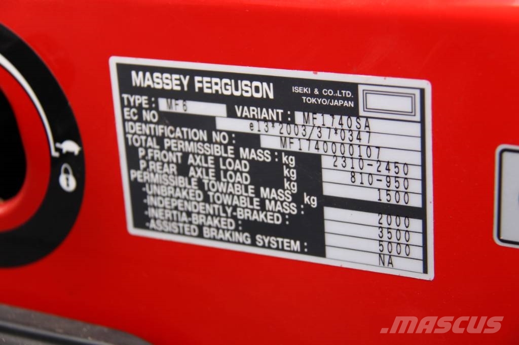 Massey Ferguson MF1710 compact tractor Tractors