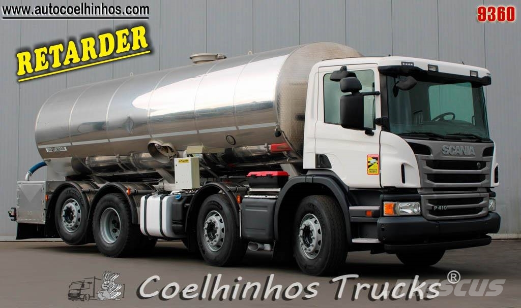 Scania P 410 Retarder 8x2 Camiones cisternas