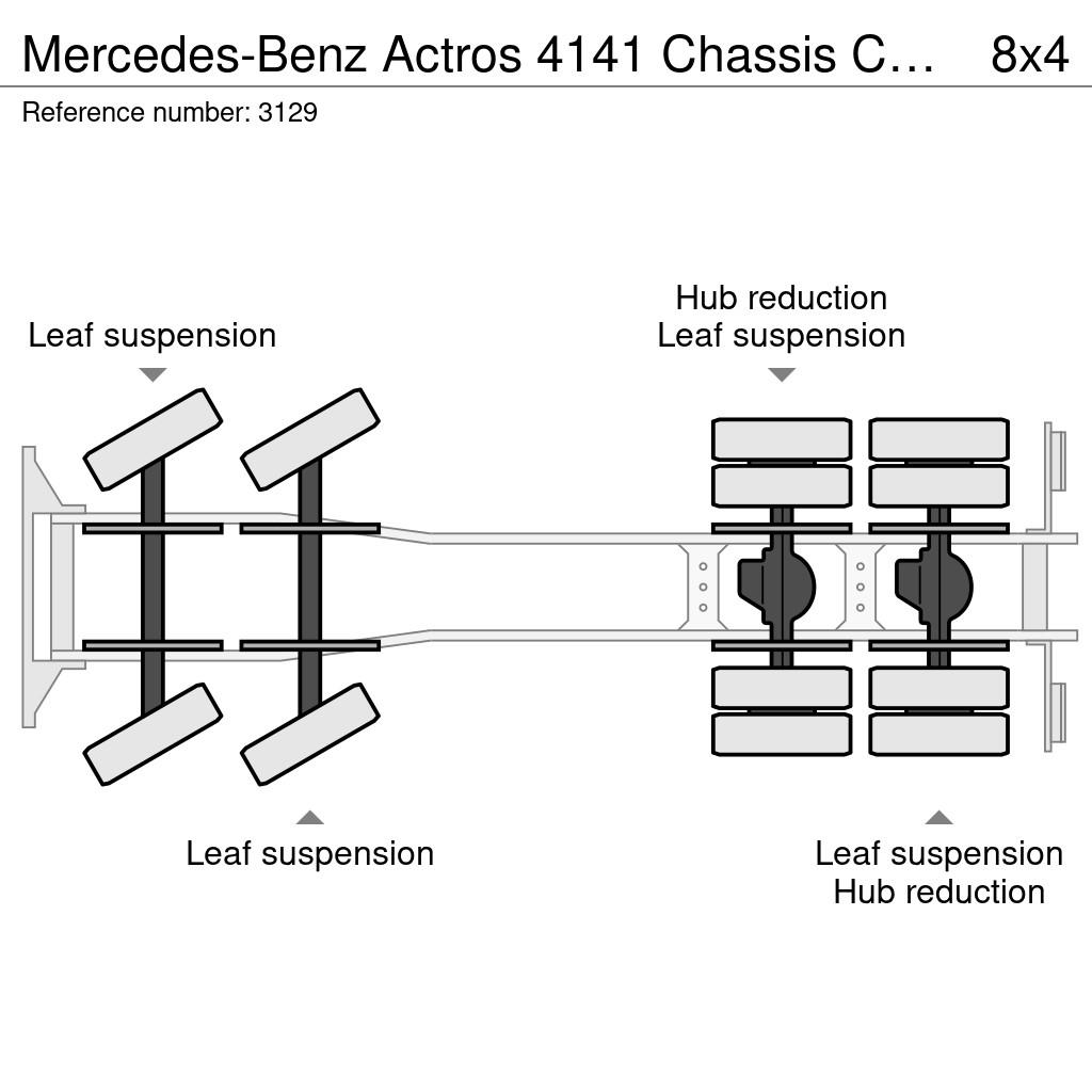 Mercedes-Benz Actros 4141 Chassis Cabine - MP3 - 8x4 - V6 - Big Kamioni-šasije