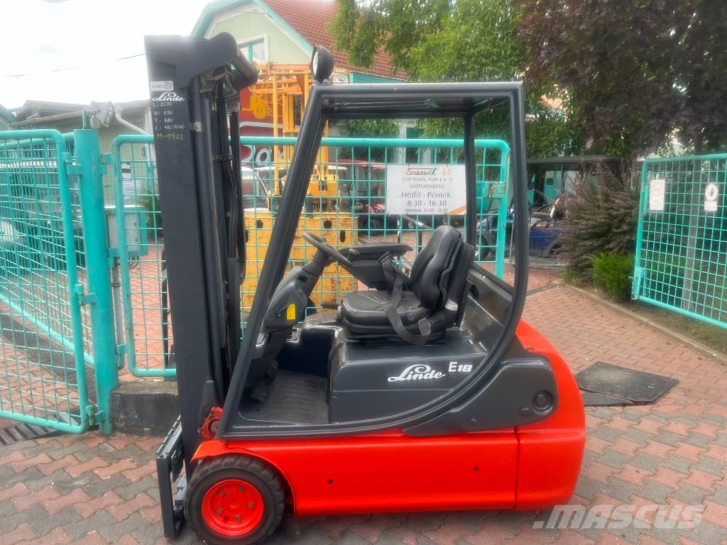 Linde E18C /335/ V-3328 FOR EXPORT ONLY OB Electric forklifts