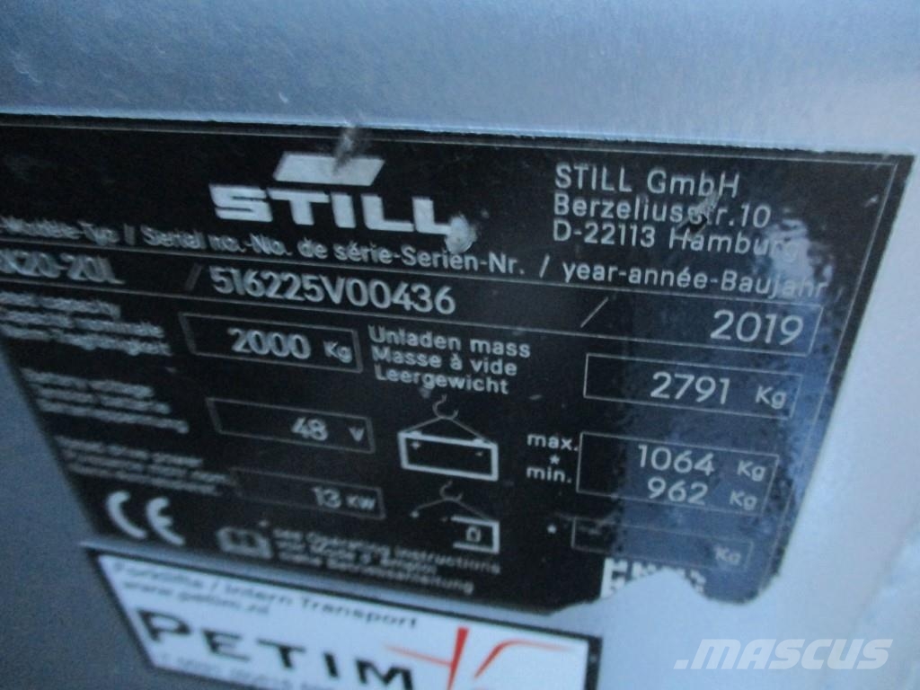 Still RX20-20L Chariots élévateurs électriques
