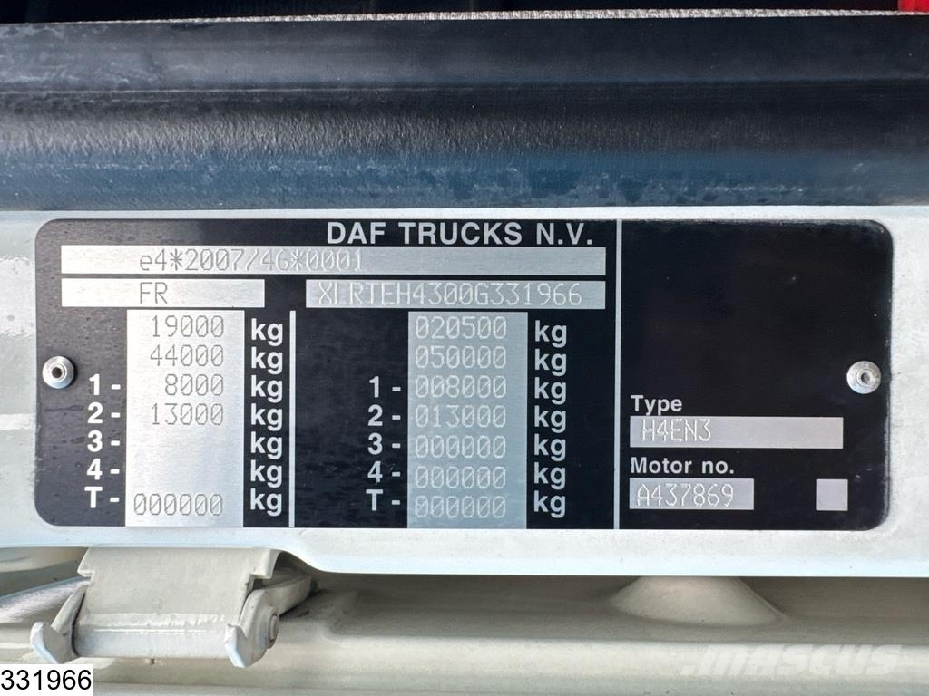DAF XF 480 EURO 6d, ACC Camiones tractor