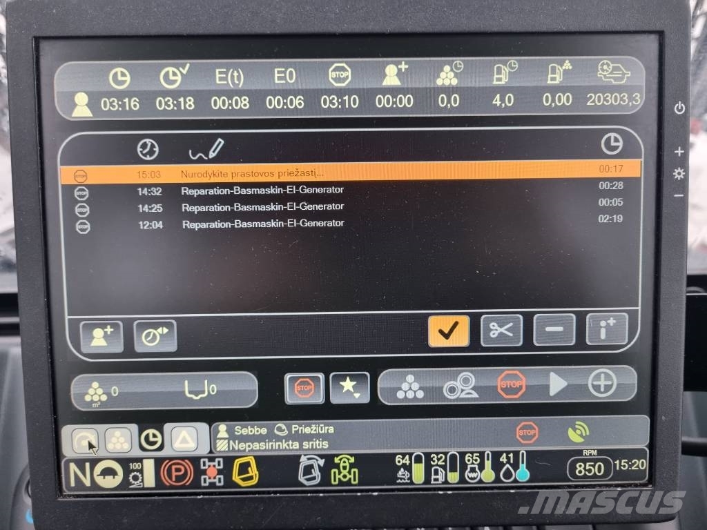 Komatsu 865 원목 포워더