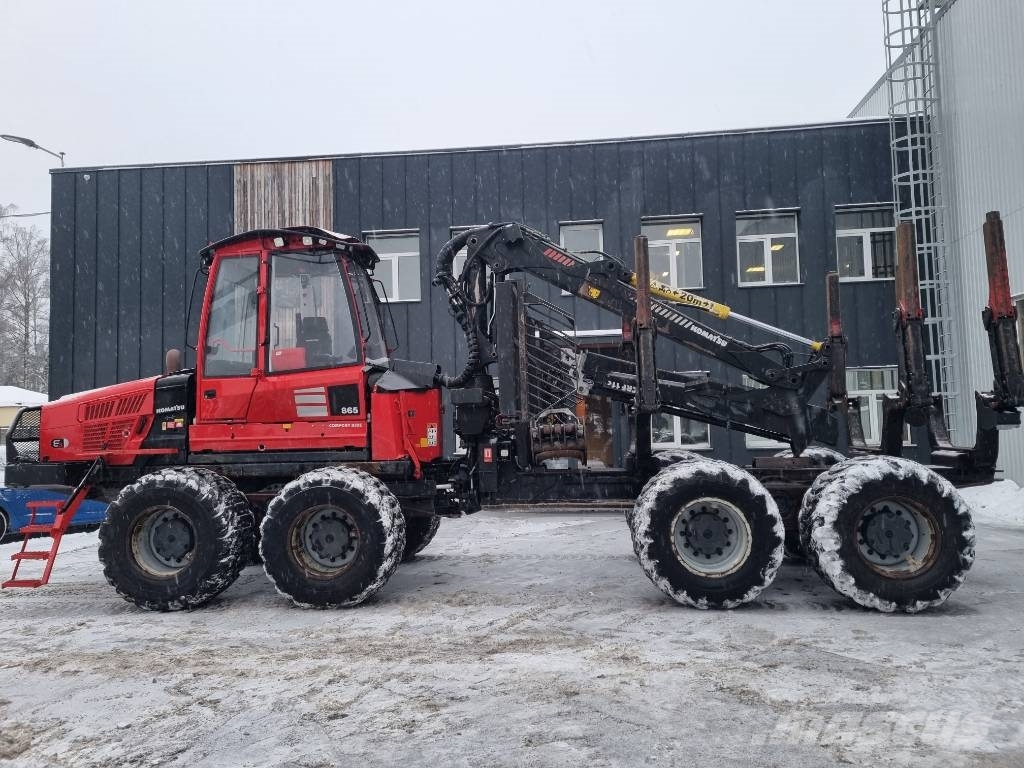 Komatsu 865 원목 포워더
