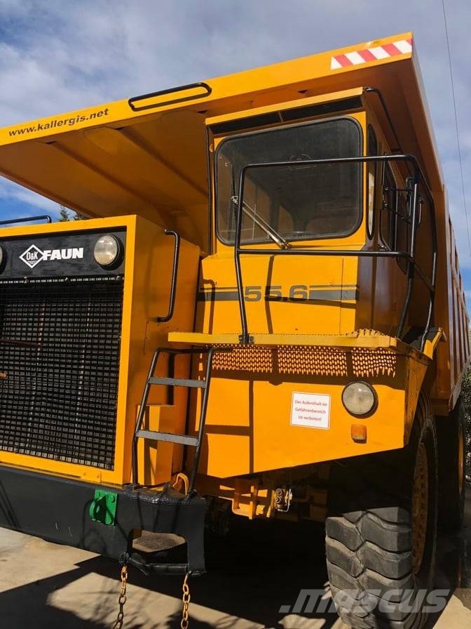 Faun K55,6 عربات نقل قلابة للمواقع