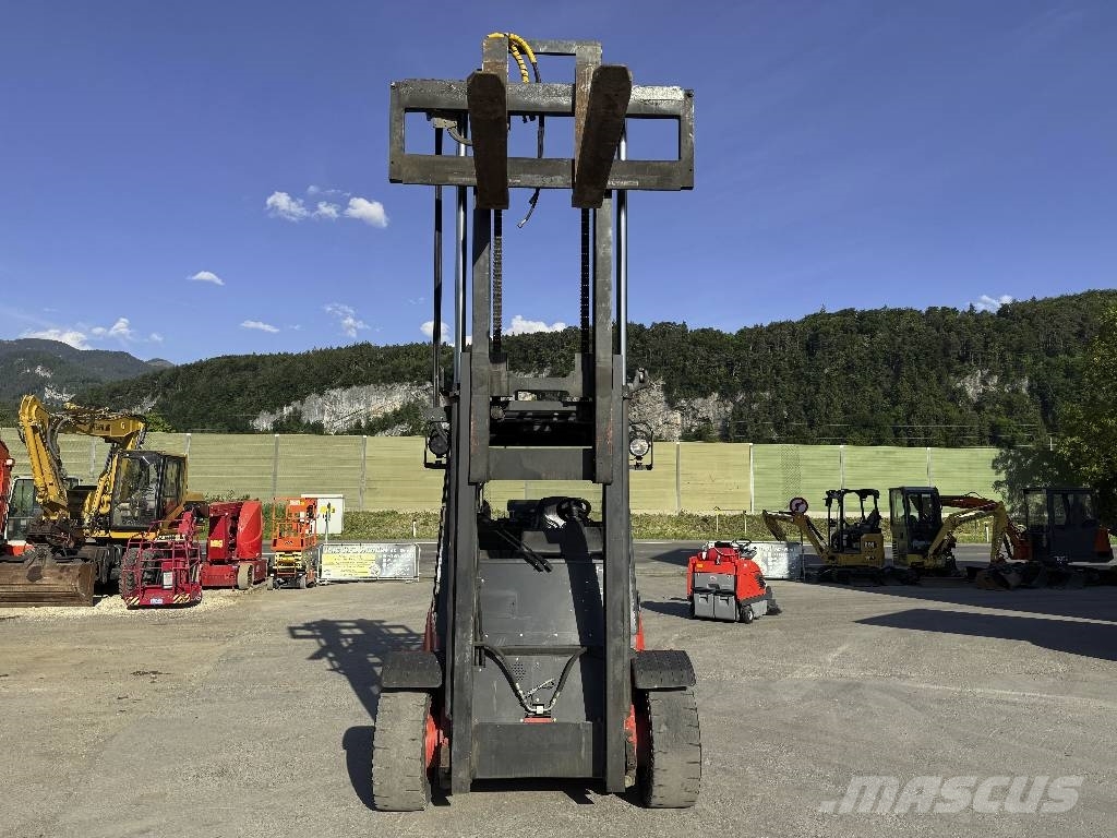 Linde H60T-02 Seitenschieber duplex LPG'li forkliftler