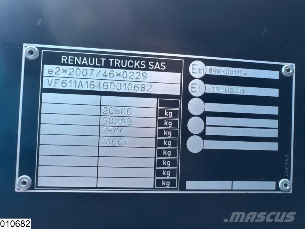 Renault T 460 EURO 6, PTO, Retarder Camiones tractor