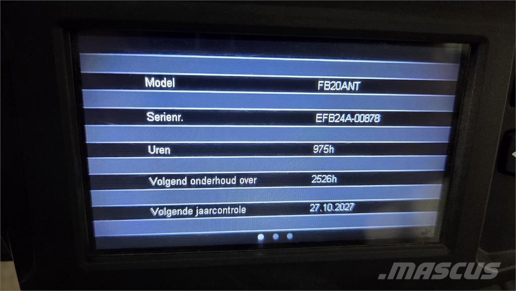 Mitsubishi FB20ANT 2022 Elektritõstukid