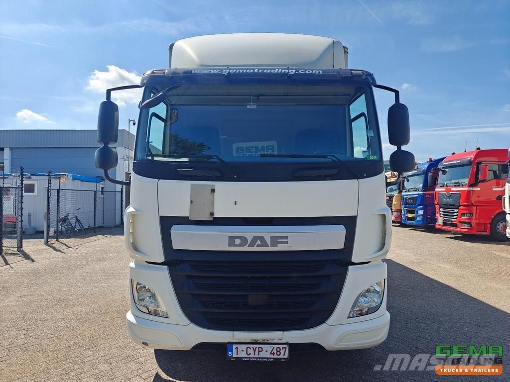 DAF CF 290 FA 4x2 Day Cabin Euro 6A - 7.8m AluTeam Box Bakwagens met gesloten opbouw