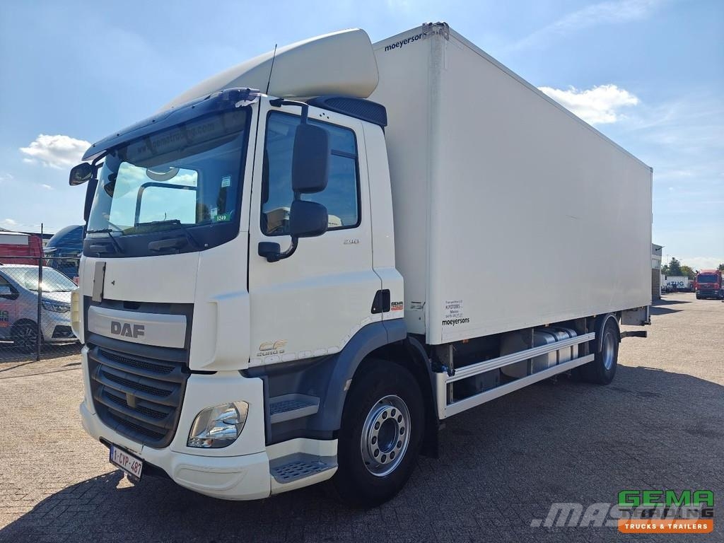 DAF CF 290 FA 4x2 Day Cabin Euro 6A - 7.8m AluTeam Box Bakwagens met gesloten opbouw