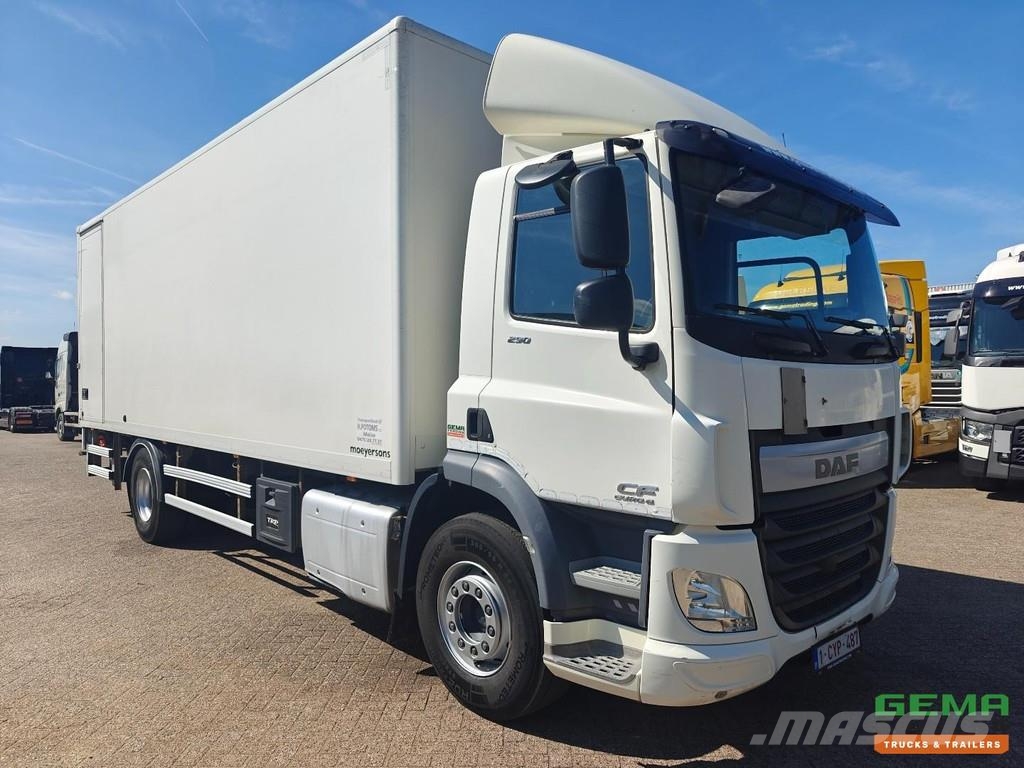 DAF CF 290 FA 4x2 Day Cabin Euro 6A - 7.8m AluTeam Box Bakwagens met gesloten opbouw