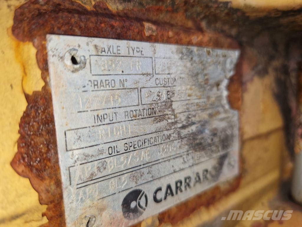 Carraro 852FR Mosty, wały i osie
