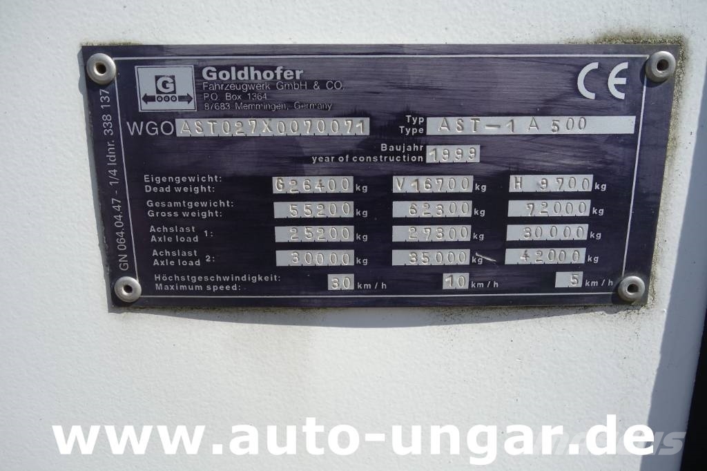 GOLDHOFER AST-1 A500 Baujahr 1999 Push-Back towbarless Pushb Airport equipment