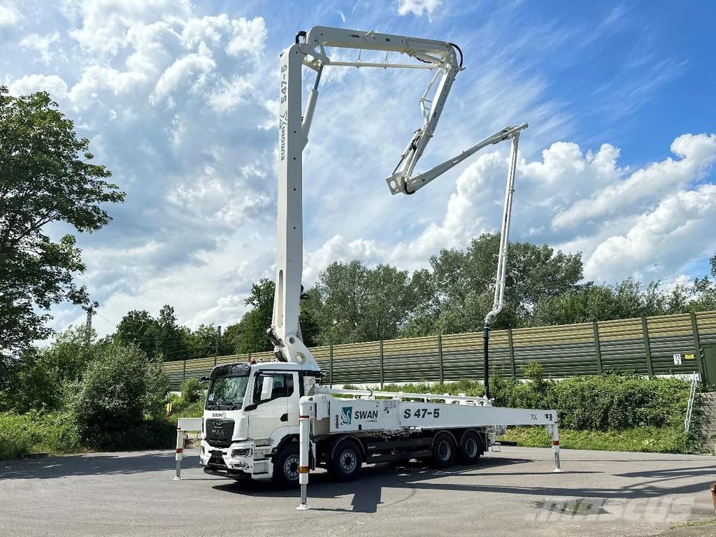 MAN TGS 41.520 SWAN TSP 47-5 160RZ ( 47m ) Autopompe per calcestruzzo