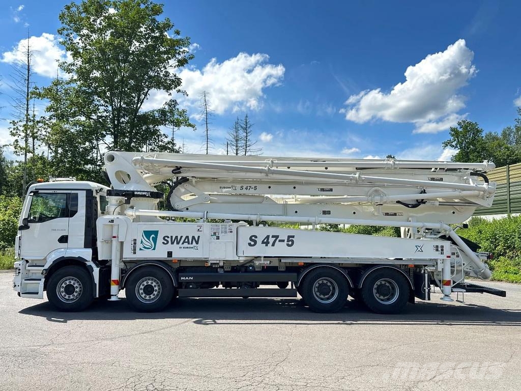 MAN TGS 41.520 SWAN TSP 47-5 160RZ ( 47m ) Autopompe per calcestruzzo