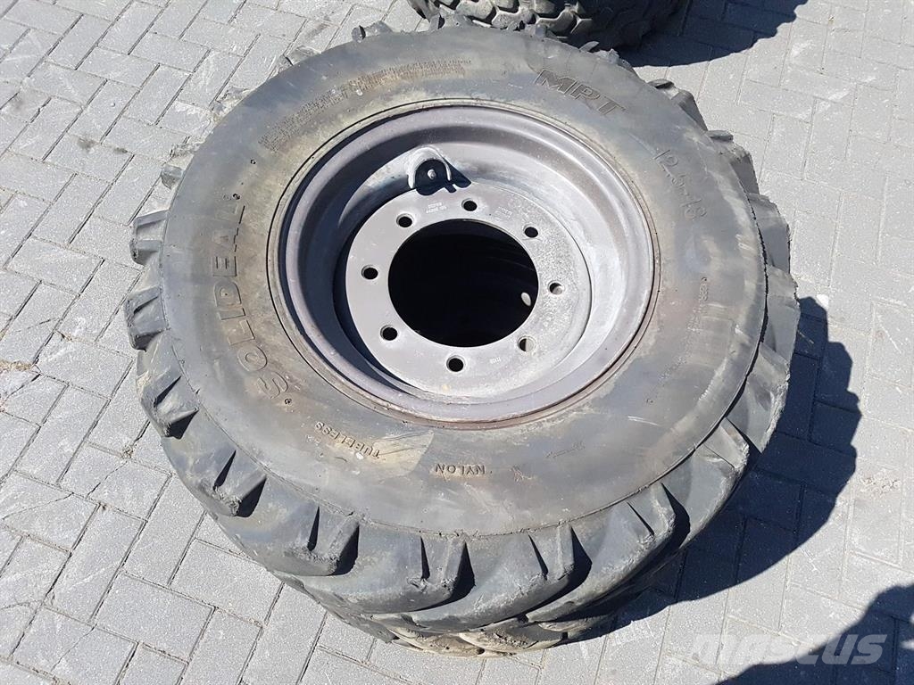 Ahlmann AS50-Solideal 12.5-18-Dunlop 12.5R18-Tire/Reifen Гуми