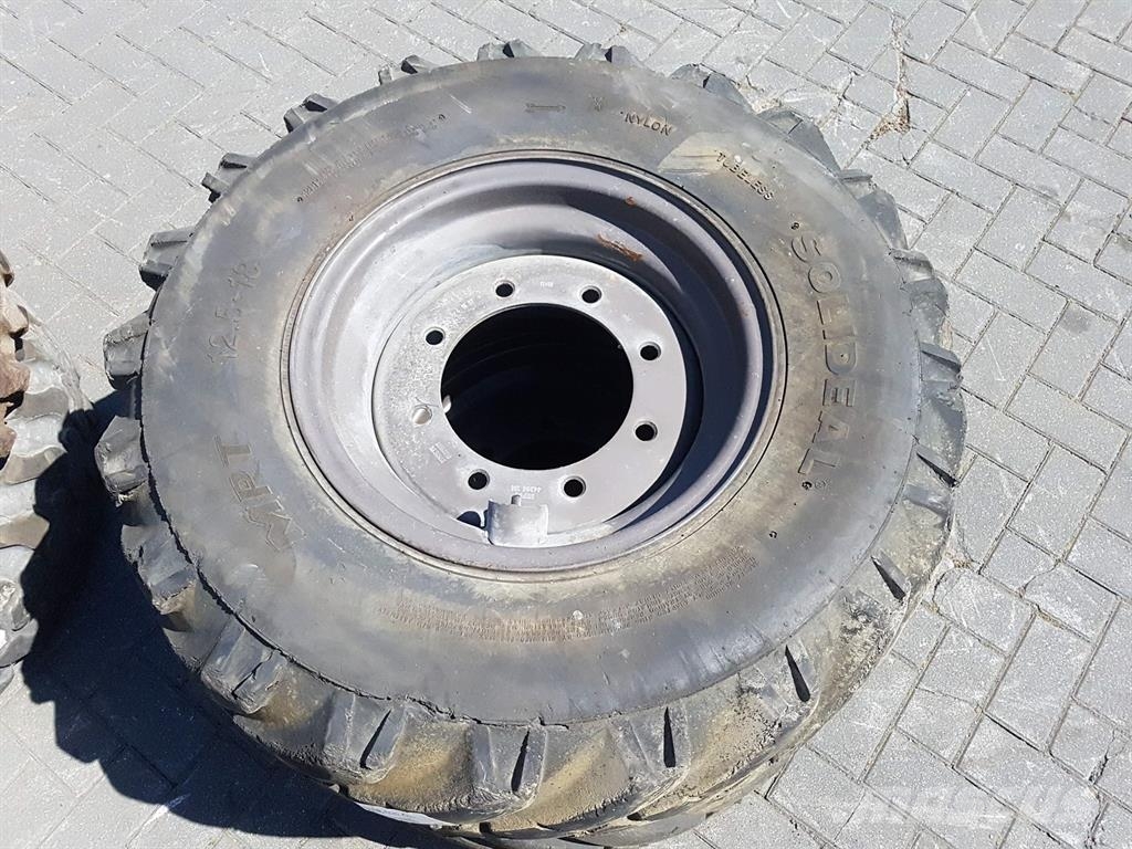 Ahlmann AS50-Solideal 12.5-18-Dunlop 12.5R18-Tire/Reifen Gume, kotači i naplatci
