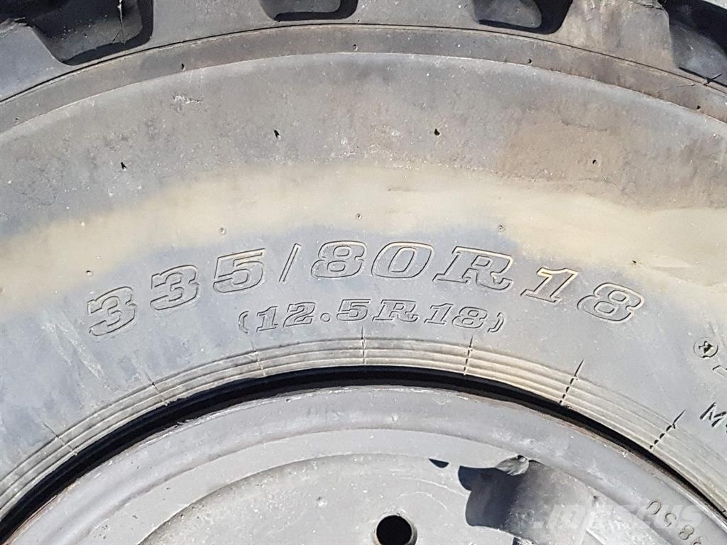 Ahlmann AS50-Solideal 12.5-18-Dunlop 12.5R18-Tire/Reifen Гуми