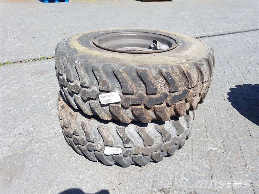Ahlmann AS50-Solideal 12.5-18-Dunlop 12.5R18-Tire/Reifen Гуми