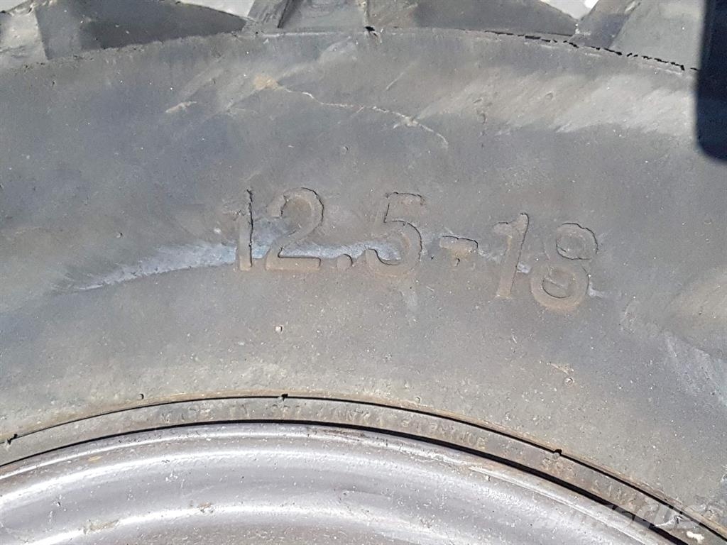 Ahlmann AS50-Solideal 12.5-18-Dunlop 12.5R18-Tire/Reifen Гуми