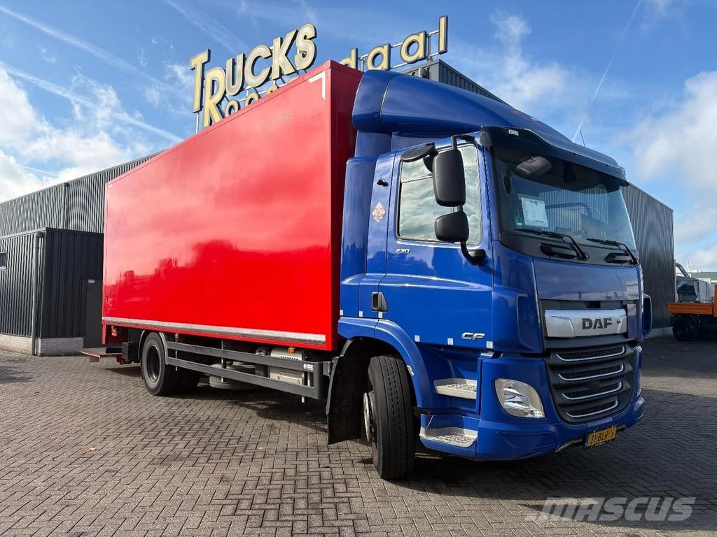 DAF CF 230 + DHOLLANDIA LOADLIFT + 19 TON + BOX 7.46 M Bakwagens met gesloten opbouw