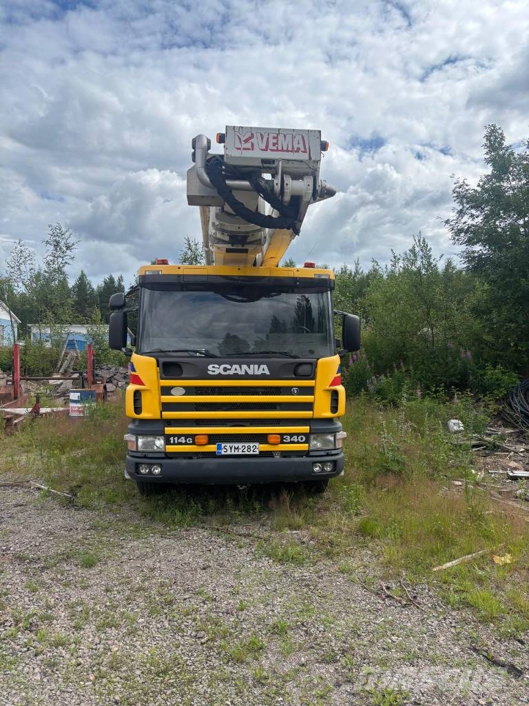 Scania 114 G Kraanaga veokid