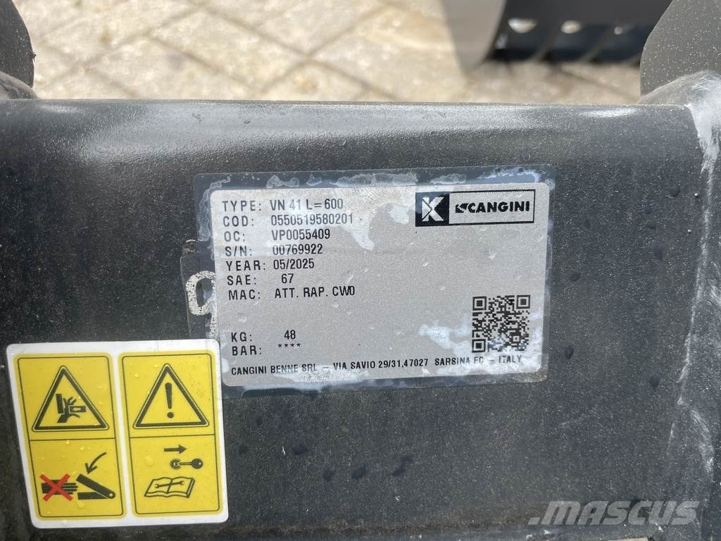 Cangini Benne puinbak CW05 minigraver NIEUW Miniexcavadoras