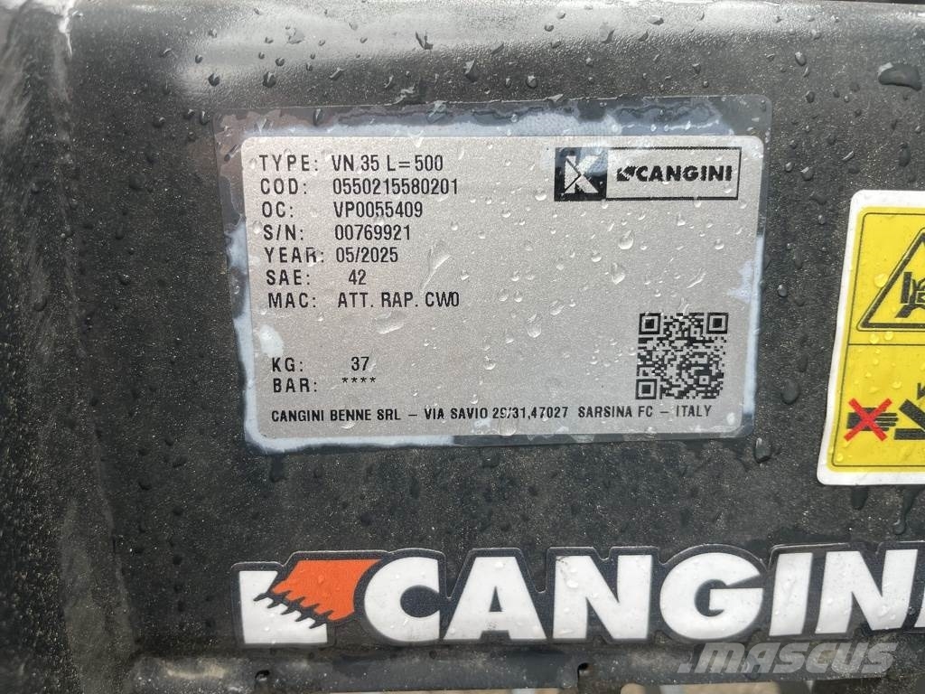 Cangini Benne puinbak CW05 minigraver NIEUW Miniexcavadoras