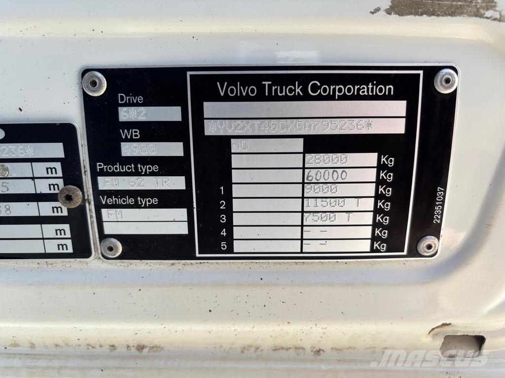 Volvo FM500 6X2*4 + RETARDER + CARRIER SUPRA 1250 Kølelastbiler