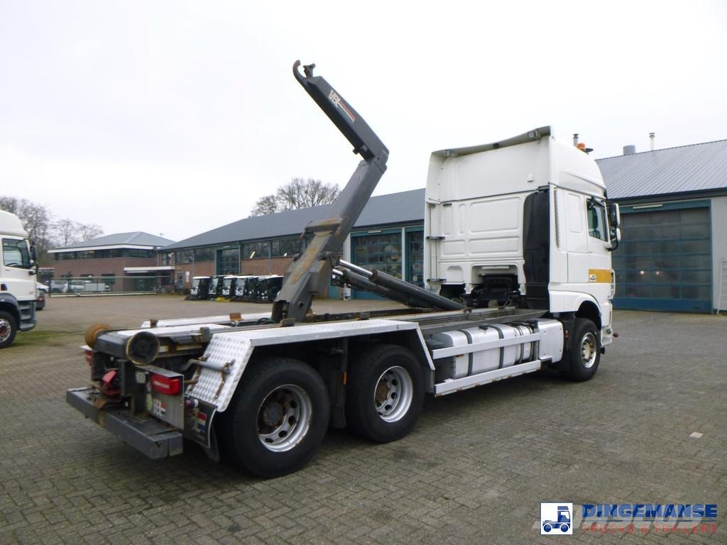 DAF XF 530 6x2 Euro 6 VDL container hook Vinçli kamyonlar