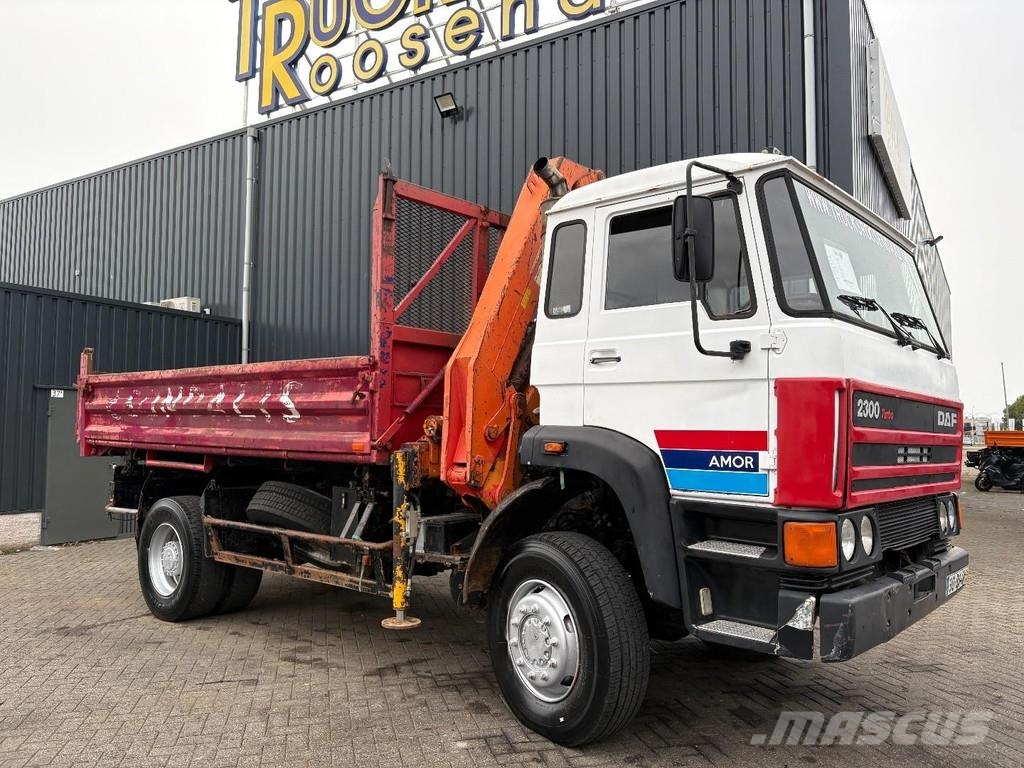DAF 2300 + PALFINGER PK10500B4---3X EXT. + 4X4 + 3-SID Самоскиди