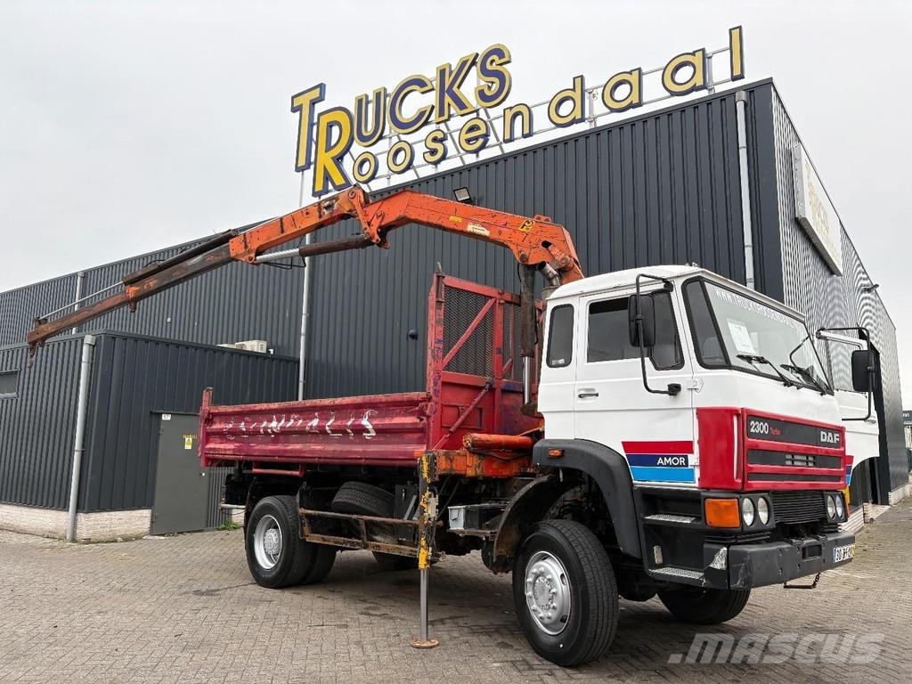 DAF 2300 + PALFINGER PK10500B4---3X EXT. + 4X4 + 3-SID Самоскиди