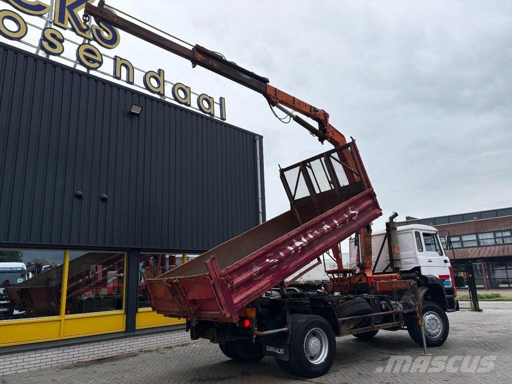 DAF 2300 + PALFINGER PK10500B4---3X EXT. + 4X4 + 3-SID Самоскиди