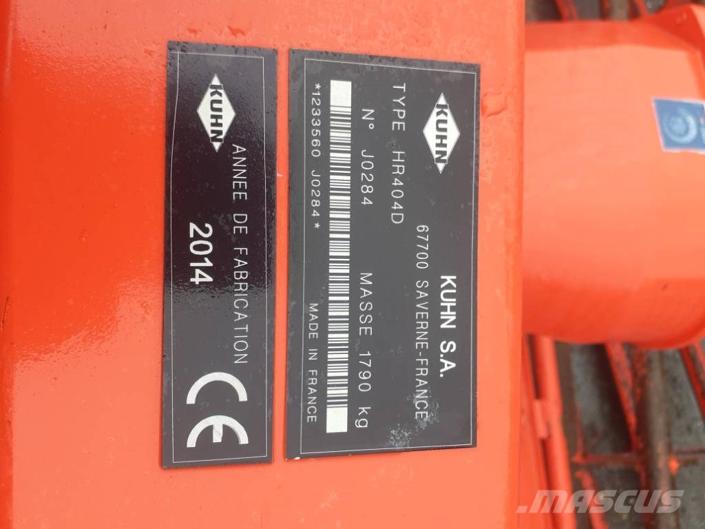Kuhn HR404D Gradas vibratorias / rotocultivadoras