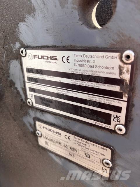 Fuchs AHL840 Electric Laden en Lossen - overige