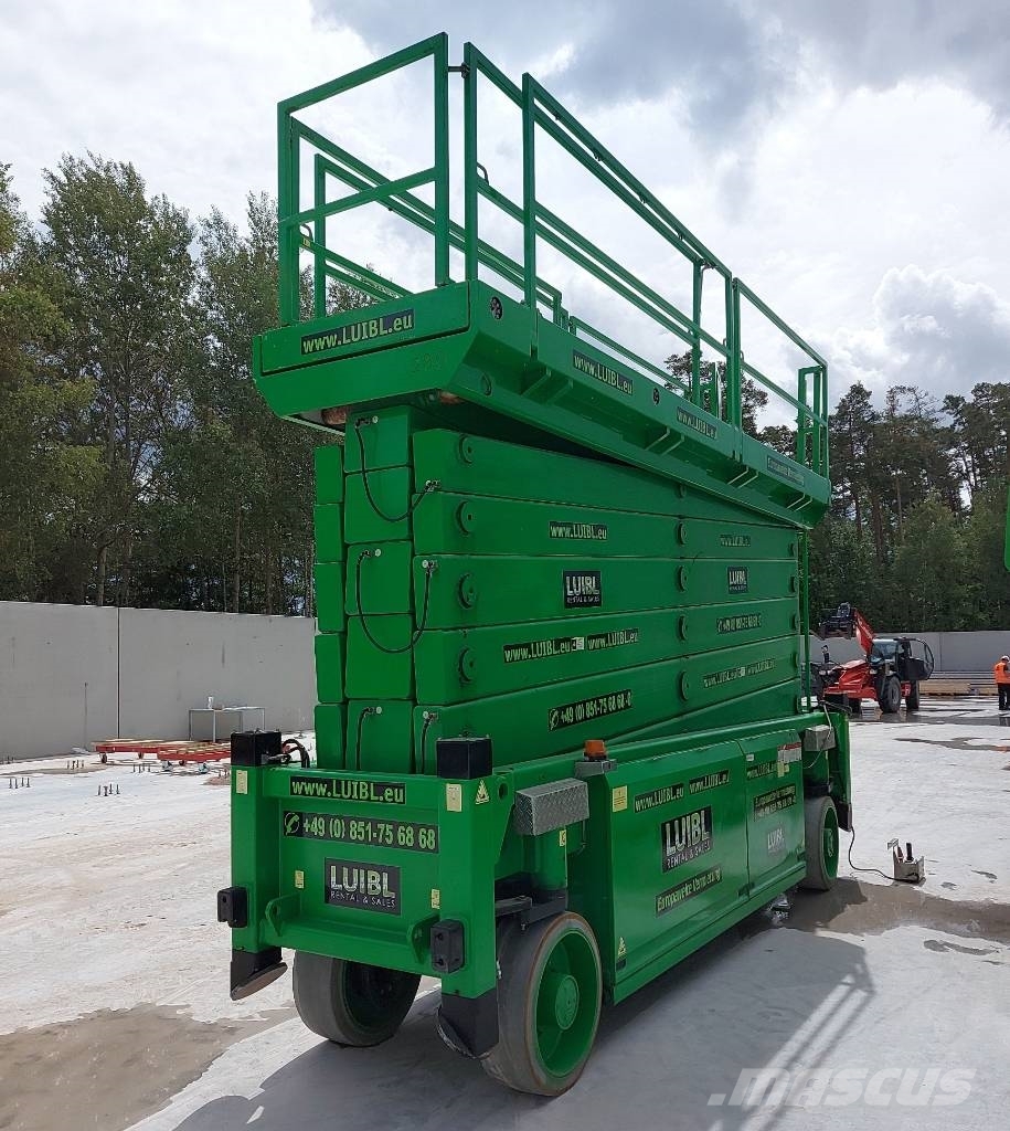 HAB S280-12 E4WDS AC, 28m,scissor lift, Hochregalbühne Žirkliniai keltuvai