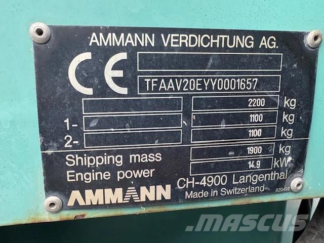 Ammann AV 20 (ONLY 675 HOURS) Muut jyrät