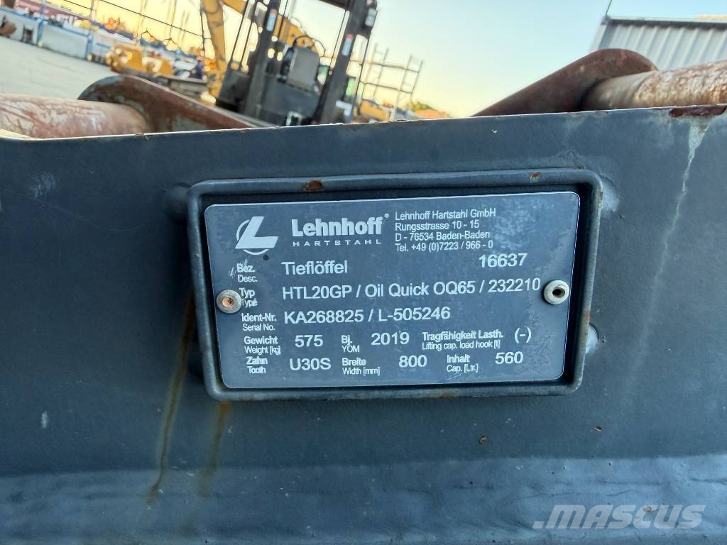OilQuick OQ65 Kašike / Korpe