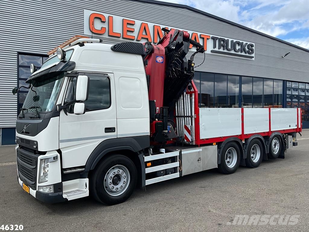 Volvo FM 500 Euro 6 HMF 50 Tonmeter laadkraan + Fly-Jib! Kranen voor alle terreinen