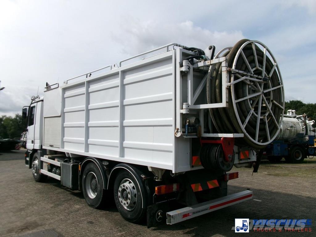 Mercedes-Benz Actros 2535 6x2 vacuum tank Saugbagger Kolkenzuigers
