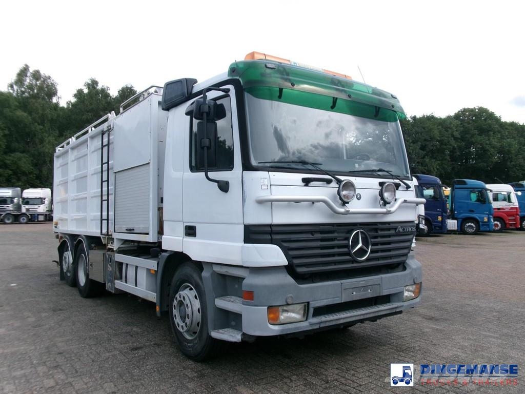 Mercedes-Benz Actros 2535 6x2 vacuum tank Saugbagger Kolkenzuigers